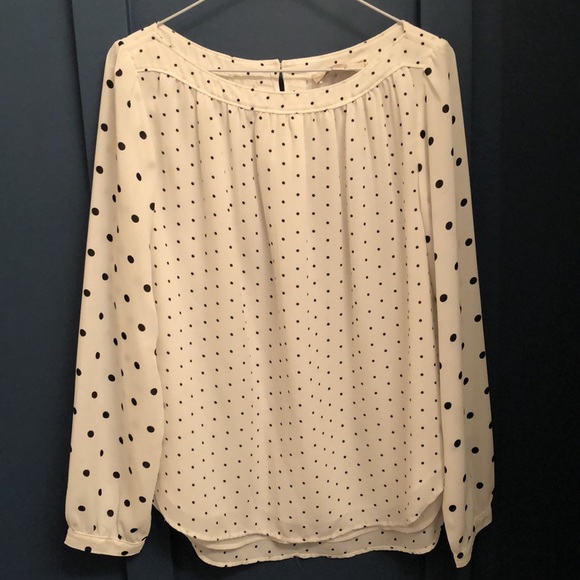 Loft polka dot blouse - Picture 2 of 8
